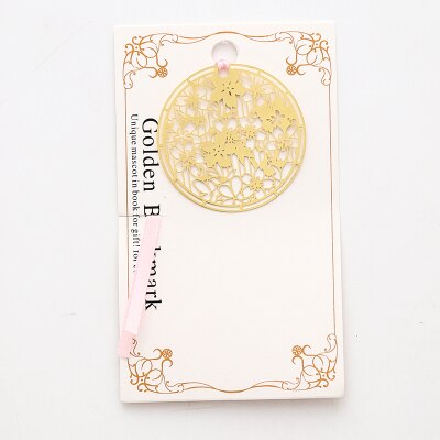 Sakura Metal Hollow Bookmark Chinese Stijl Kersenbloesems Bladwijzers Boek Map Kantoor Schoolbenodigdheden Briefpapier: 3