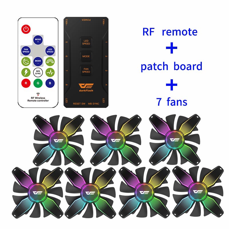 Aigo Talon pro 120mm Computer case fan Cpu Cooler Cooling Radiator 12V NO Frame RGB Cpu Cooling Fan Quietly For Inter And AMD