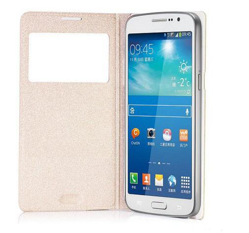 Samrt Case for Samsung S4 I9500 Sleep Awake Cover Samsung Galaxy S4mini I9190 I9195 Window View Smart Cases Flip Leather Bags