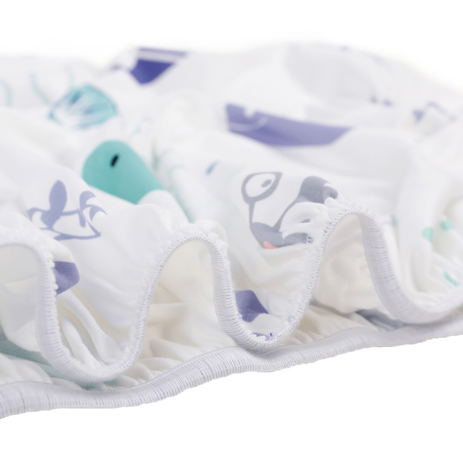 Verauniquee baby lakan 100%  polyester spädbarn baby elastiskt inpassad lakan mjukt andas pojkar lakan för barn sängkläder