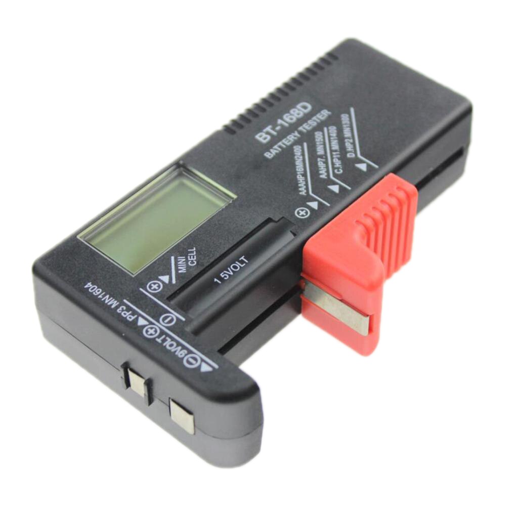 LCD Display Universal Battery Buttons Cell Tester Checker AA AAA 9V 1.5V