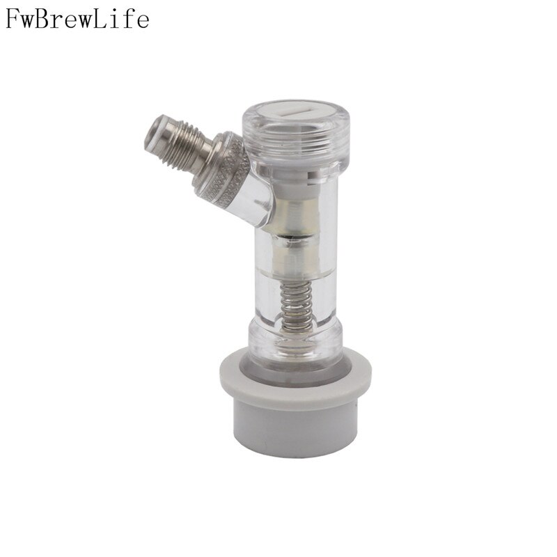BrewMaster Pin Lock Adjustable Pressure Relief Valve With Gauge – 15psi Spunding Valve For Fermentasaurus & Homebrew