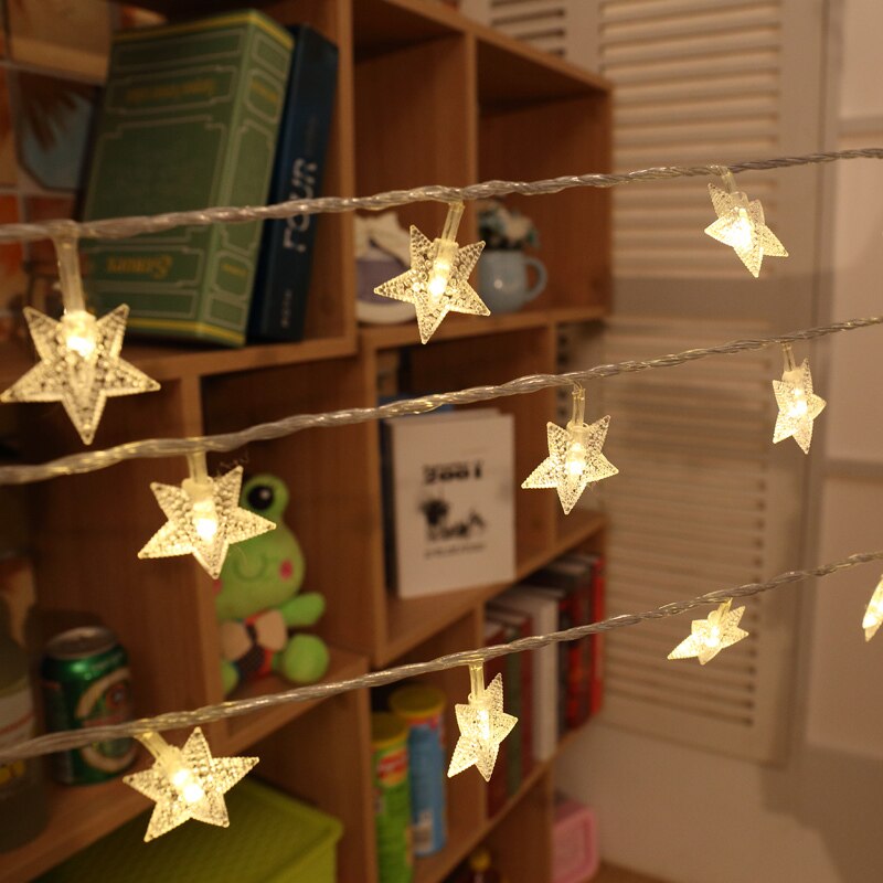 [] Elke Dag Speciale Aanbieding Led Ster Licht Lichten String Batterij Foto 'S Versieren De Kamer Versieren Decoratieve Verlichting