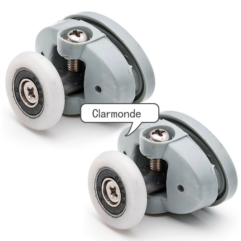 2pcs4pcs 8pcs Butterfly Single Shower Door Rollers/Runners/Wheels/Pulleys 23mm /25mmwheel: 2top / 23mm