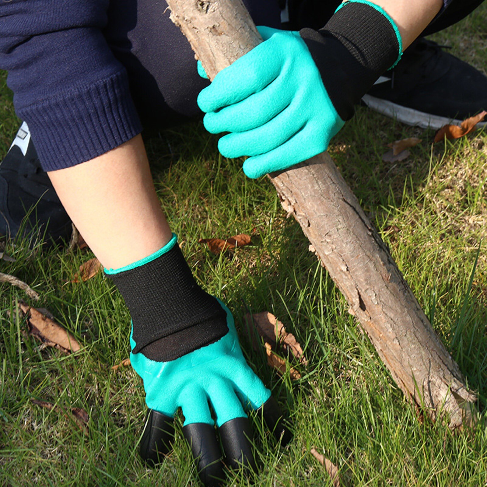Garten Handschuhe mit Krallen, Wasserdicht, Arbeits Handschuhe für Graben, Pflanzung
