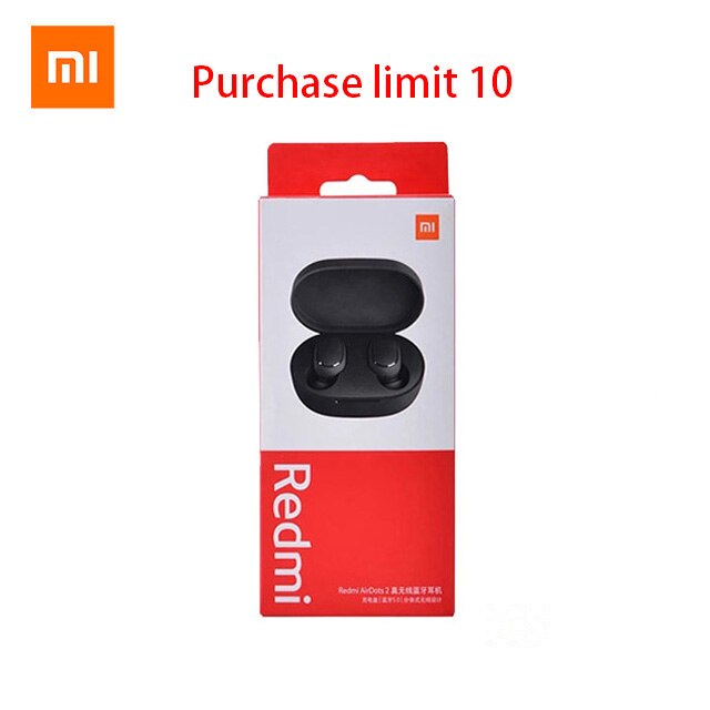 Xiaomi Redmi Airdots 2 Draadloze Bluetooth 5.0 Headset Met Microfoon Oordopjes Echte Draadloze Stereo Auto Link Hoofdtelefoon