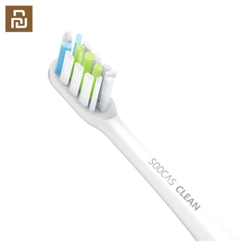 SOOCAS-Cabezal de cepillo de dientes de repuesto, 2 piezas, Original, para SOOCAS / SOOCARE X3 Mi Home APP, Control, Bluetooth