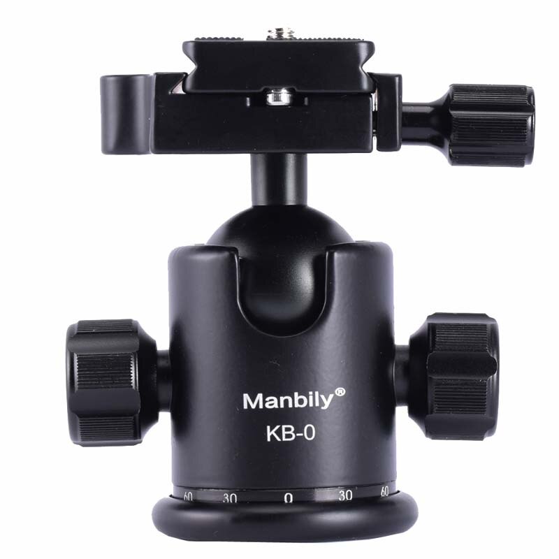 Manbily A-222 Camera Portable DSLR Aluminum Monopod Tripod M1 Stand Base KB-0 Tripod Ball Heads, Monopod Max. 5KG: KB-0 Only