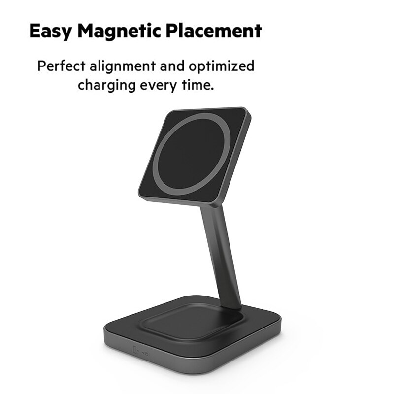 2-- in- -1- wireless-ladegerät mit , 15w schnelllade-ladestationen für sicheres iphone 12, 12 pro, , 12 pro max und ,12 mini.