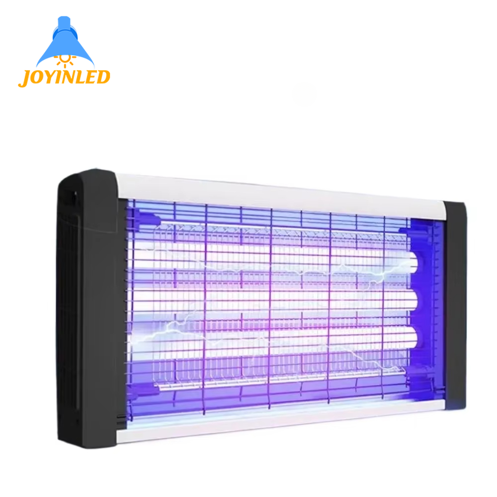Lámpara antimosquitos de descarga eléctrica de 3 tubos, eficiente y silenciosa, 15/30/60W, luz LED repelente de mosquitos para interiores y hogares y restaurantes