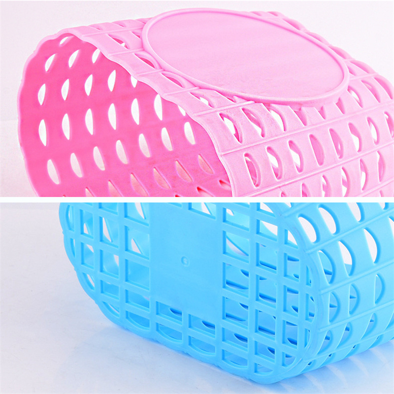 Sacs de guidon avant de vélo pour enfants, sacoches de vélo en plastique imperméables pour garçon et fille, ensemble de paniers de vélo génériques avec autocollants