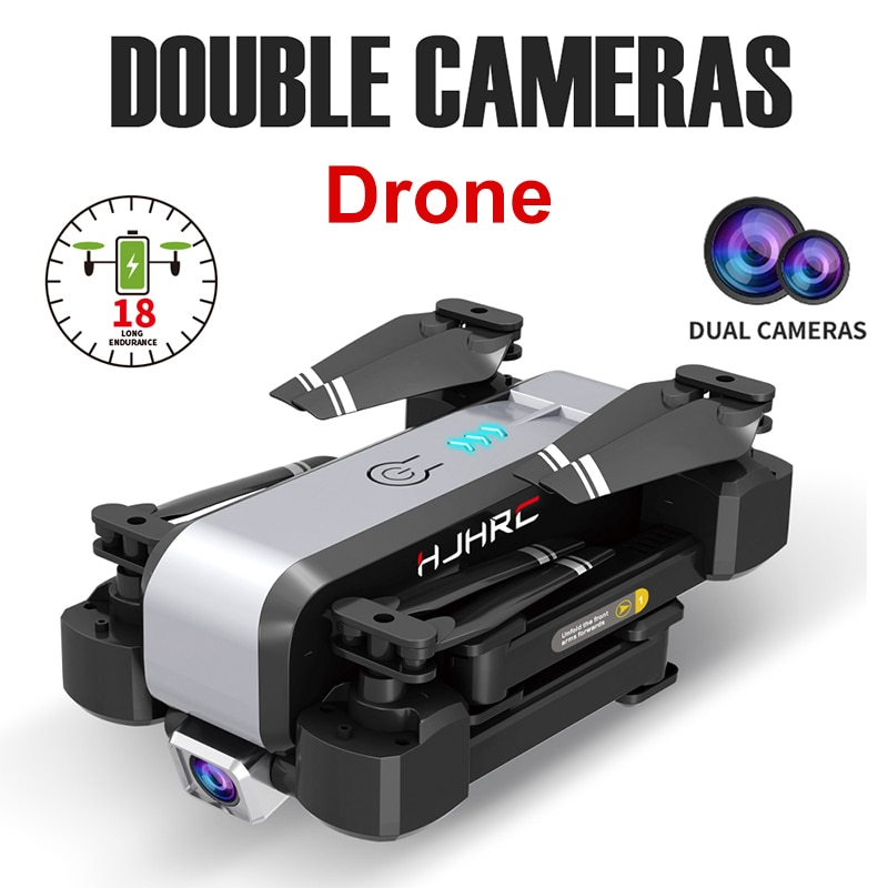 Luchtfotografie Drone Met 4K Camera Wifi Fpv Quadcopter 18 Minuten Vliegtijd Dual Lens Wifi App Controle Opvouwbare drone