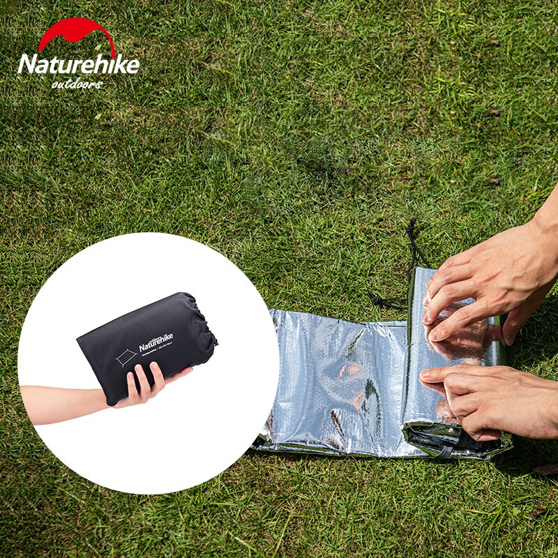 Naturehike Aluminum Foil Floor Mat Ultralight Multi-Function Mat Waterproof Mattress Sun Shelter For Outdoor Camping Hiking