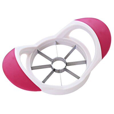 Apple Cutter Kitchen Fruit Cutter Apple Slicer Corer Stainless Steel Apple Pear Core Remover Fruit Cutting Tools Kitchen Gadgets: Red
