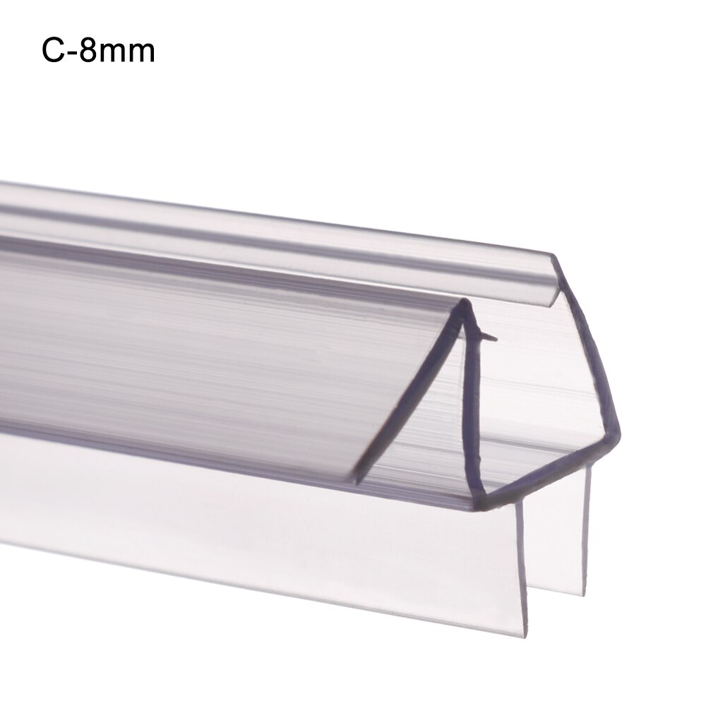 Portabelt badkar dusch skärm dörr tätningslist 4-12mm tätning gap fönster dörr falsad dörr skyddslist badrum hårdvara: C -8mm