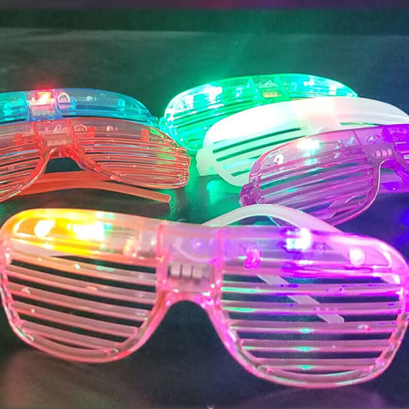 10/20/30/50 Pcs Glow in the Dark Led Glasses Light Up Sunglasses Party Favors Glow Glasses Adults Party Supplies