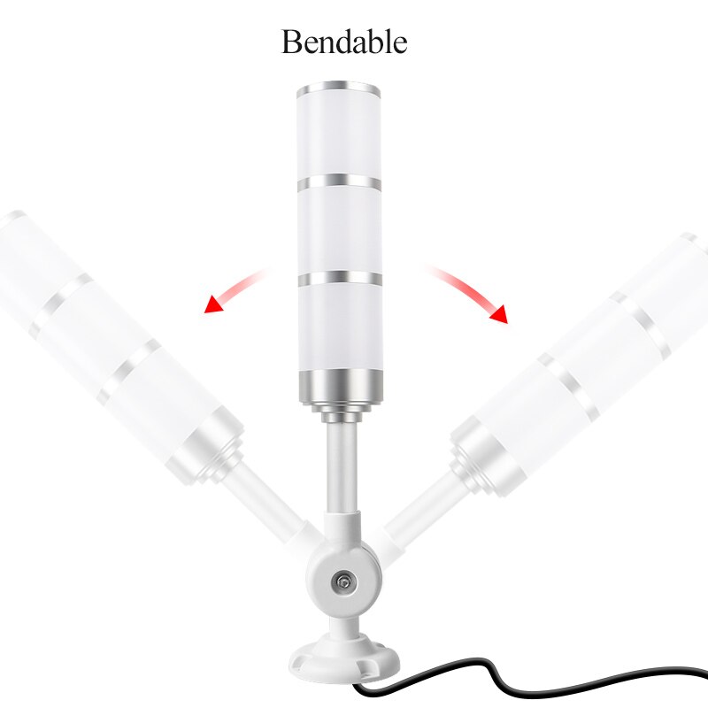 12V 24V Industrial Signal Tower Alarm Light LED Multilayer Foldable Buzzer Caution Warning Lamp for Machine