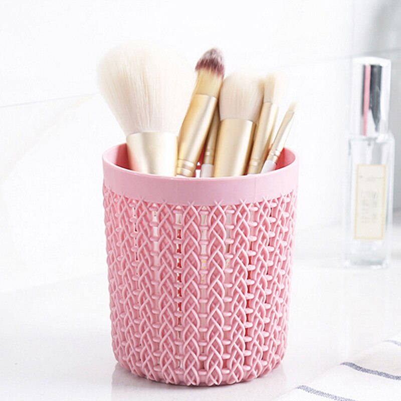 Make-upkwasten cilinder holle cosmetische kwasten doos houder opbergruimte lege houder cosmetische kwasten tas kwasten organizer make-up gereedschap