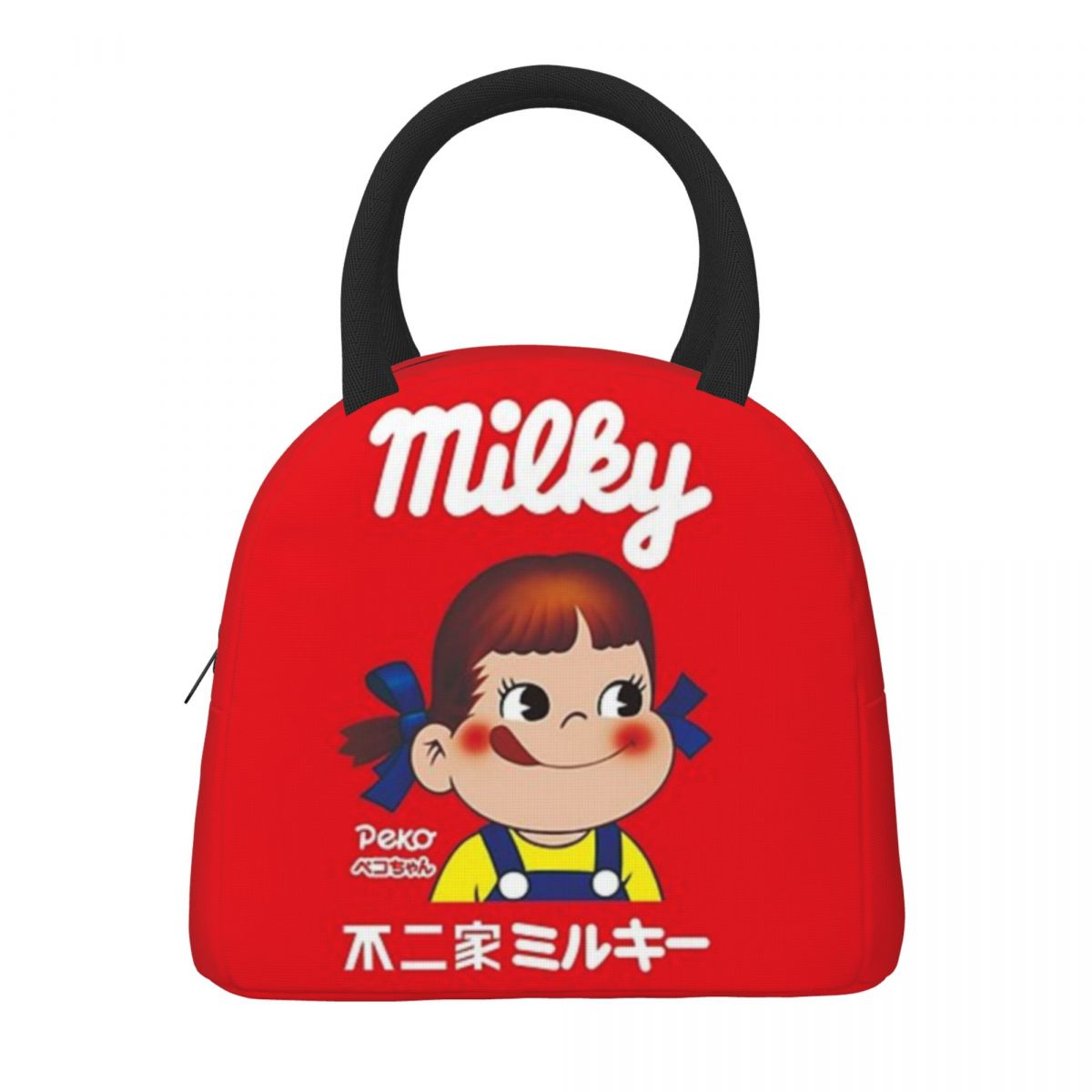Milky Peko-chan Lunch Box Women Multifunction Cooler Thermal Food Insulated Lunch Bag Kids Portable Picnic Tote Bags