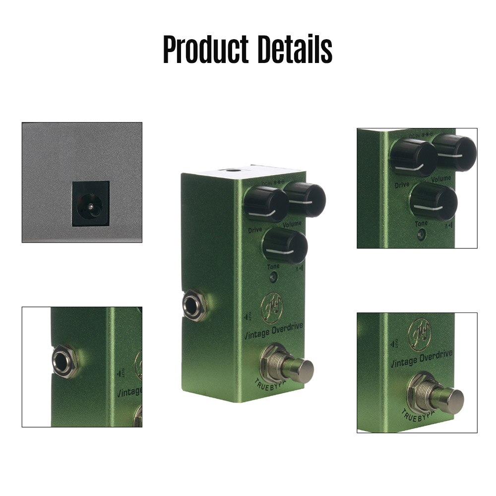 guitar Effect Pedal with True Bypass Portable Sinlge Guitar Pedal guitar accessories guitar pedal guitar parts pedal guitar