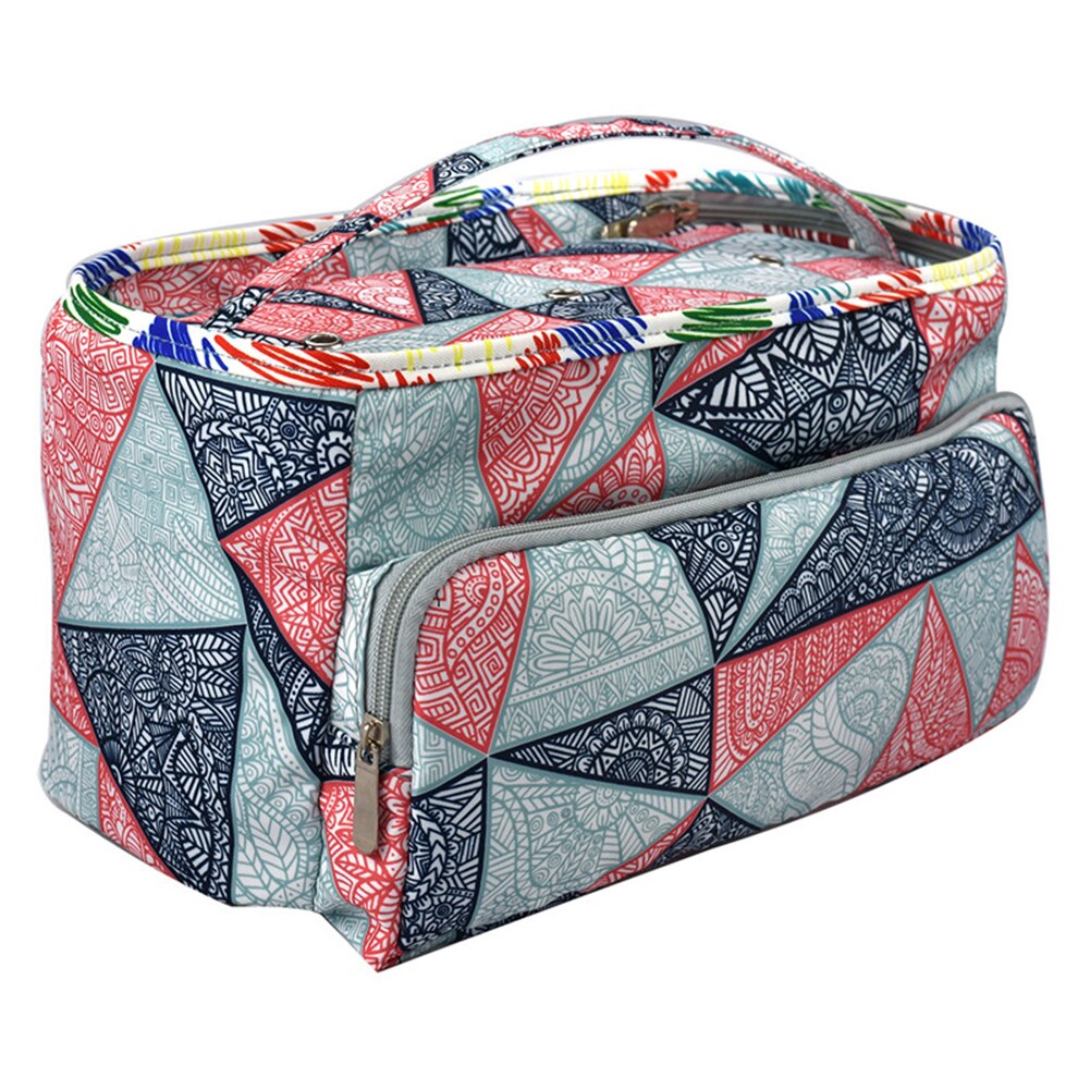 Woolen Yarn Storage Bag Round Knitted Wool Bags Oxford Cloth Leaf Print DIY Knitting Sewing Kit Sewing Tools Accessories: 7