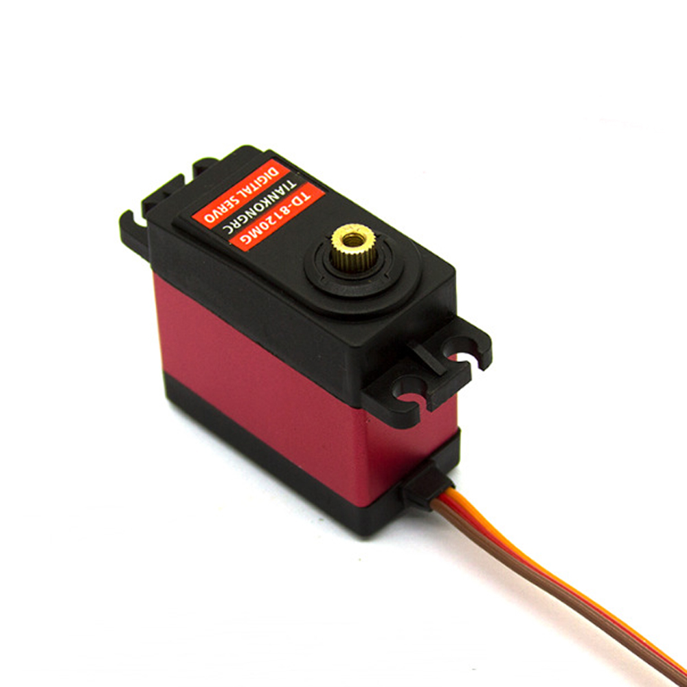 1x Waterdichte Rc Servo 180 Hoek En High Speed Metal Gear Digitale Servo Baja Servo 20Kg/.09S Voor 1/8 1/10 Schaal Rc Auto