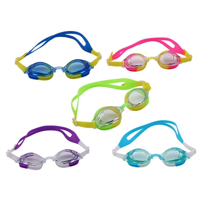 Verstelbare Zwembril Voor Kinderen Zwembril, Waterdicht, Uv, Anti-Fog Bril Jongen Meisje Siliconen Brillen