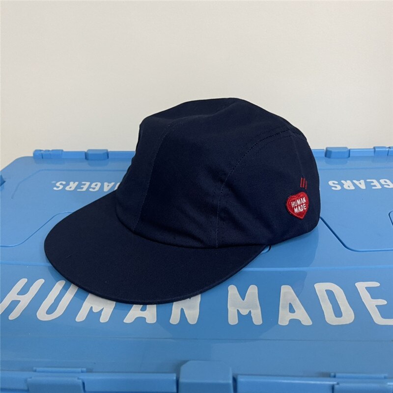 Embroidery HUMAN MADE Baseball Cap Men Women Cap With Tag hats for men: Dark Gray