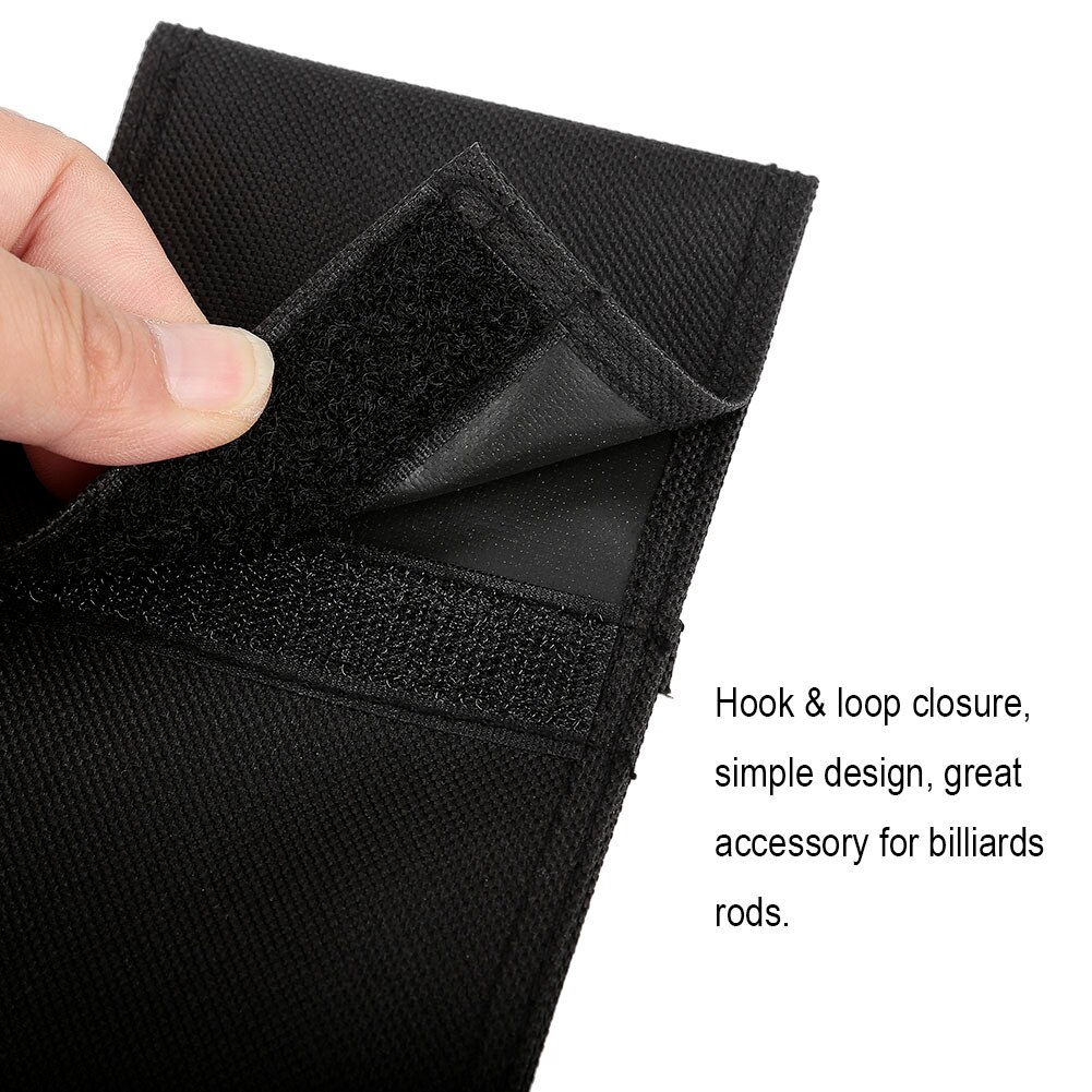 Bolsa de transporte para almacenamiento de tacos de billar, ajustable, portátil, de , compatible con palos de billar tipo 1/2 y 3/4