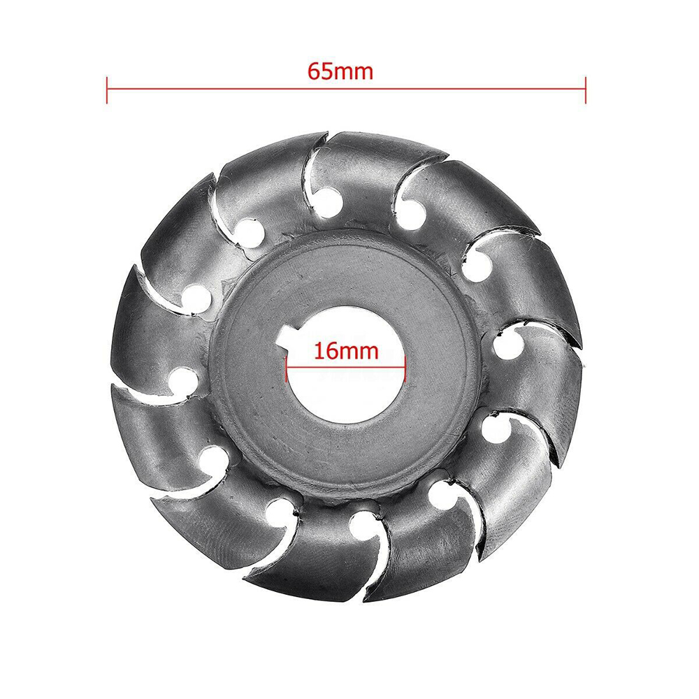 Inch Houtsnijwerk Houtbewerking Ketting Grinder Zagen Disc Keten Plaat Tool Voor 125Mm/115Mm Hoek Slijpen 5 of 4 Inch: 12T  Black
