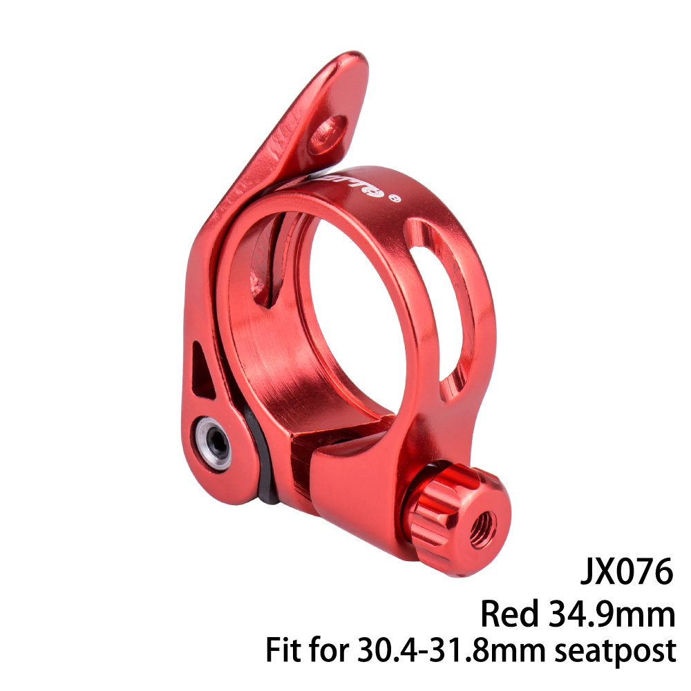 ZTTO-abrazadera para tija de sillín de bicicleta, 28,6/31,8/34,9mm, Clip para tubo de sillín de bicicleta de montaña y carretera, abrazadera para tubo de asiento de liberación rápida