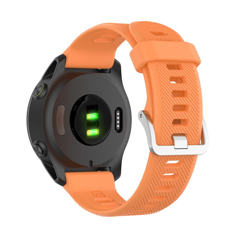 Correa de silicona para reloj Garmin Fenix 5/5 Plus/Forerunner 935 945 lite 745/Approach S60/Quatix 5, Correa deportiva de repuesto, 22mm: xyst- orange