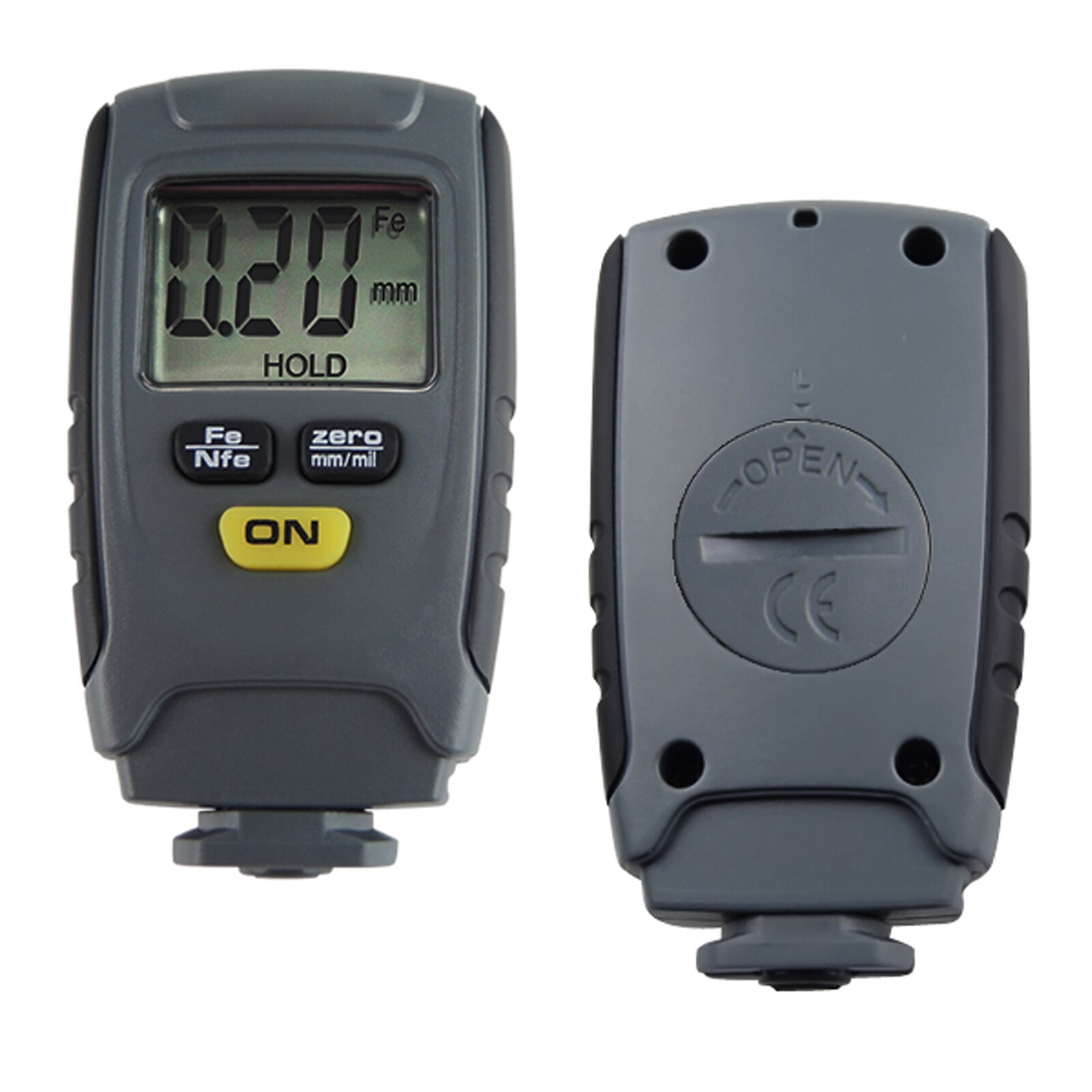1.25mm Automotive Coating Thickness Meter Portable Car Paint Thickness Tester Digital Thickness Guage with Pouch Fe/NFe Mode