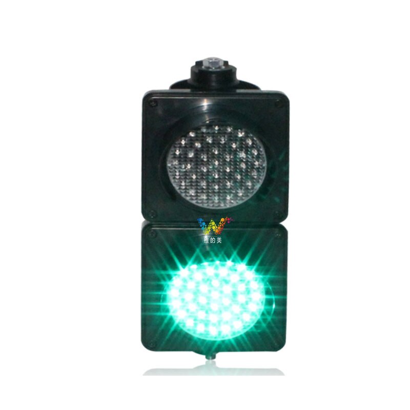DC12V 100mm mini traffic signal led traffic light for school teaching and packing lots