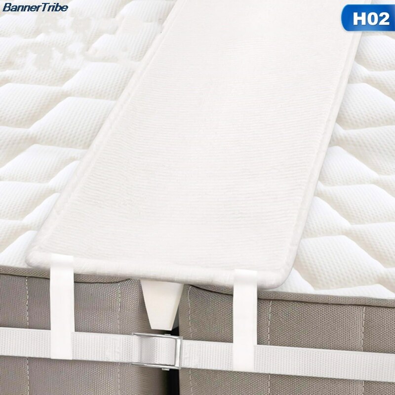 Bed Bridge Mattress Connector Bed Seam Plug Adjustable Mattress Connector For Bed BedspaceFiller Twin Bed Connector: H02