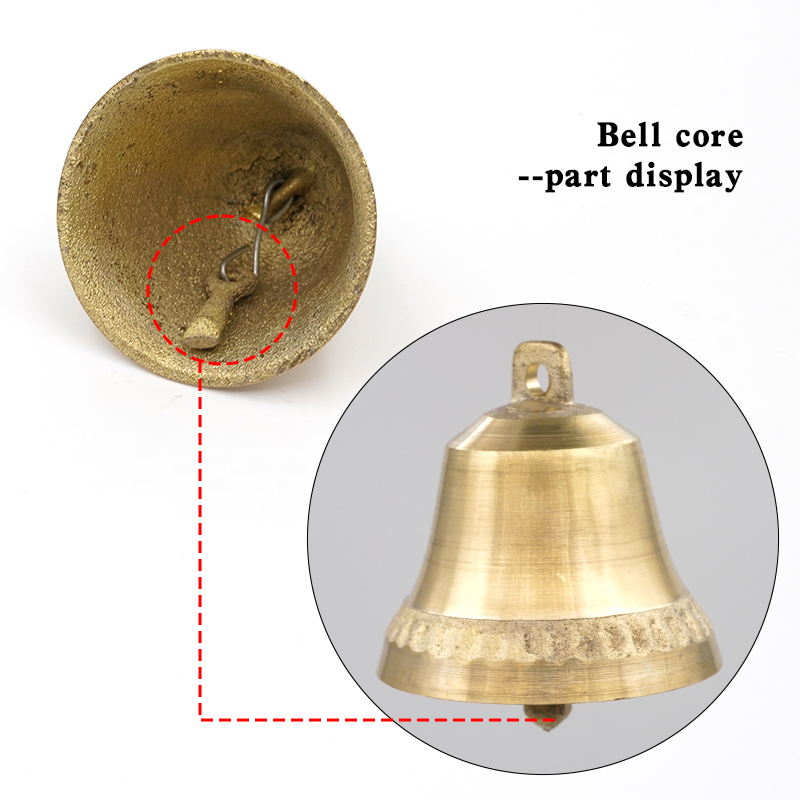 Campanas de cobre para pastoreo de ovejas, vaca, caballo, ganado, ovejas, campana antigua grande y gruesa, Animal, previene la pérdida, campana de aleación de Zinc