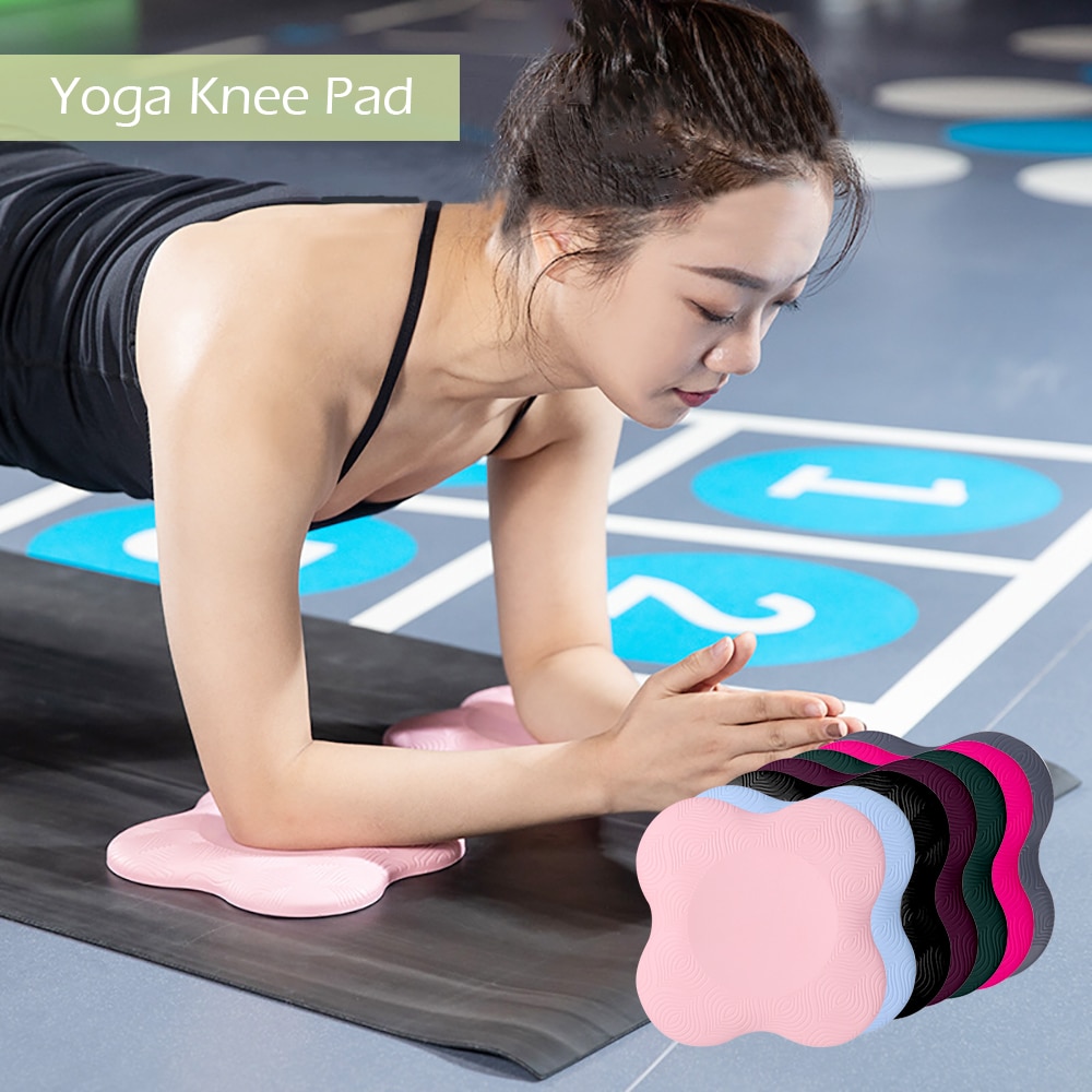 Yoga knæpuder cusion support til knæleddene hofter hænder albuer balance support pad yogamåtte til fitness yoga øvelse sport