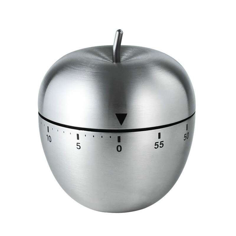 Kök mekanisk timer äggklocka 60 minuter elev timing bakning matlagning påminnelse: Äpple