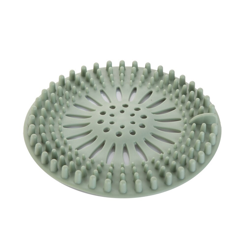13*13cm Kreative Anti-Verstopfen Waschbecken Abfluss Boden Filter Haar Fänger See Stecker Dusche Stopper Waschbecken Pad waschbecken Sieb Schlecht: Grün