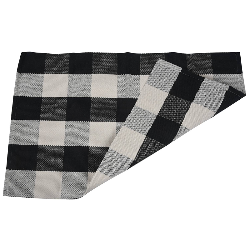 Tappeti scozzesi in bufalo di cotone da 1 pezzo e carta per asciugamani usa e getta da 100 pezzi