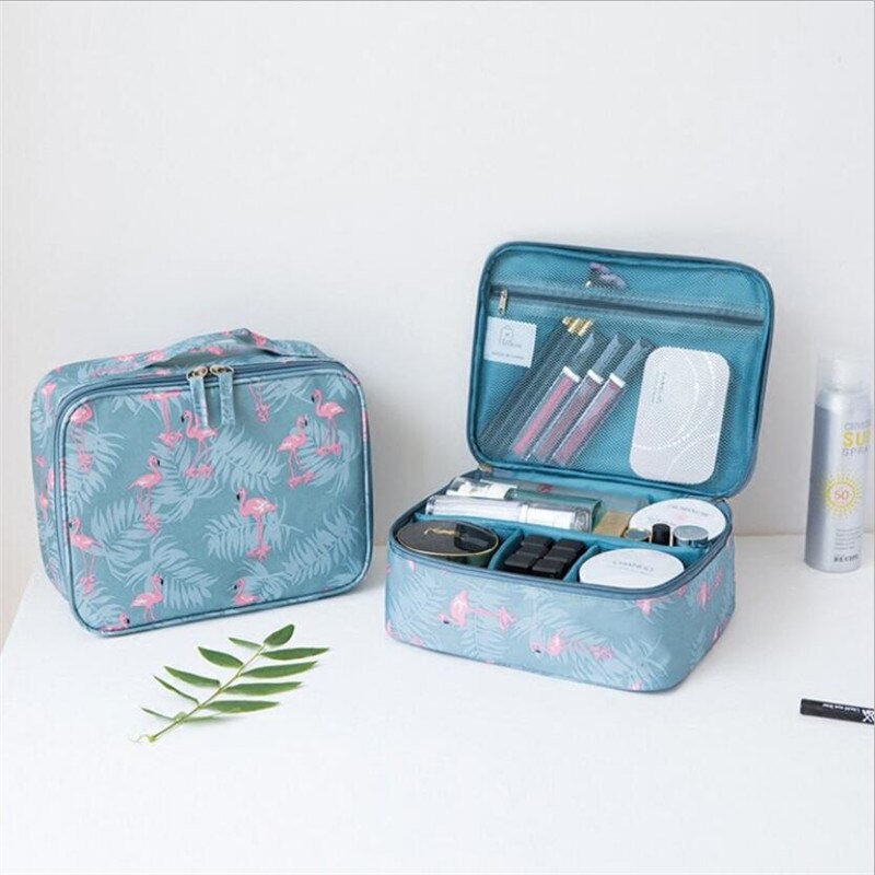 1Stck Ich bin Freien Mädchen machen-hoch Tasche Frauen Kosmetik Tasche Frauen Toilettenartikel Organizer Wasserdicht Weibliche Lagerung bilden Fälle