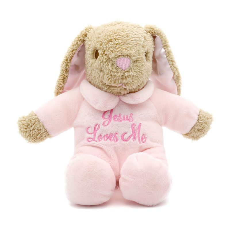 Soft Bunny Huidvriendelijke Bite Baby Benodigdheden 0-5T Vier Stuk Baby Zingen Sussen Handdoek Speeksel handdoek Bib Hand Rammelaar