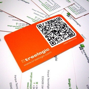 Thermal Printed Barcode Card and QR code business card supply