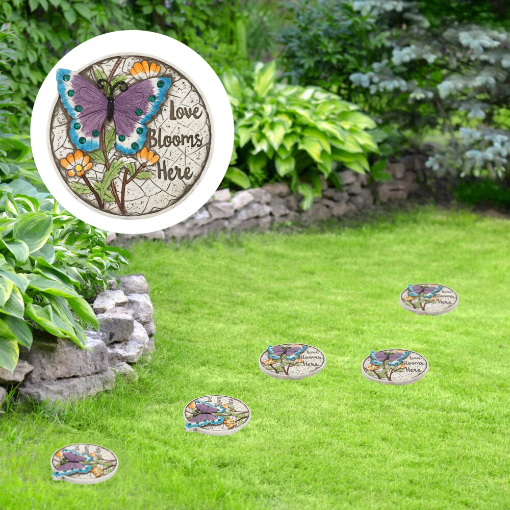 Garden Lawn Landscaping Foot Pedal Ting Step Stone Garden Cement Stepping Stones