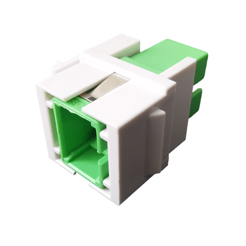 SC-SC APC Fiber Optic Connector Insert Keystone SC UPC Optical Single-Mode Adapter Coupler Jack Slot For Network Plug
