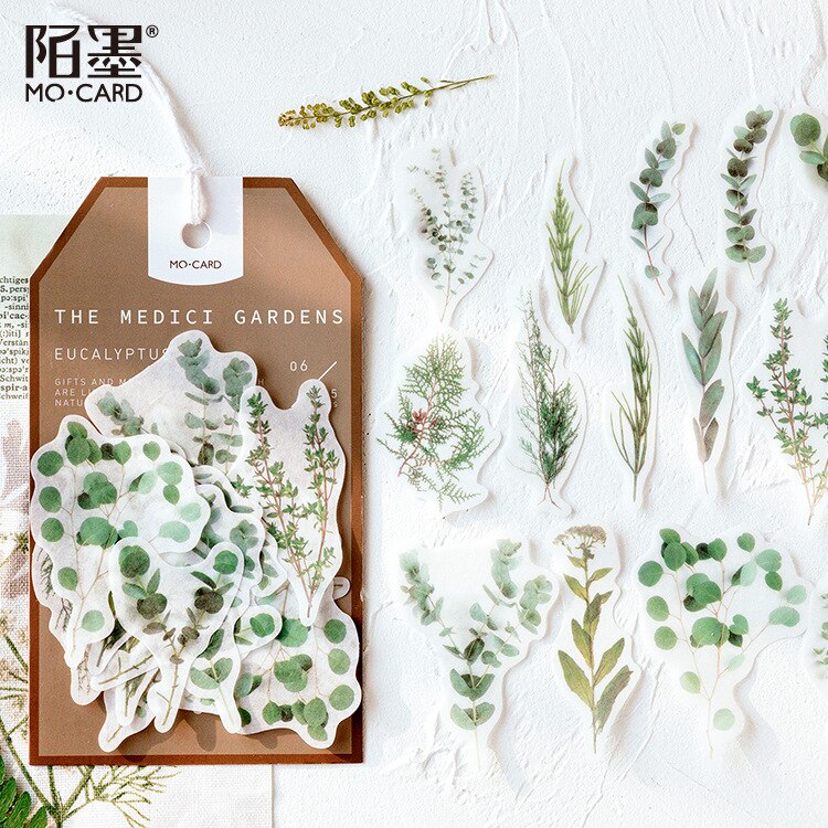 45pcs/1lot Kawaii Stationery Stickers Medici Garden Diary Decorative Mobile Stickers Scrapbooking DIY Craft Stickers
