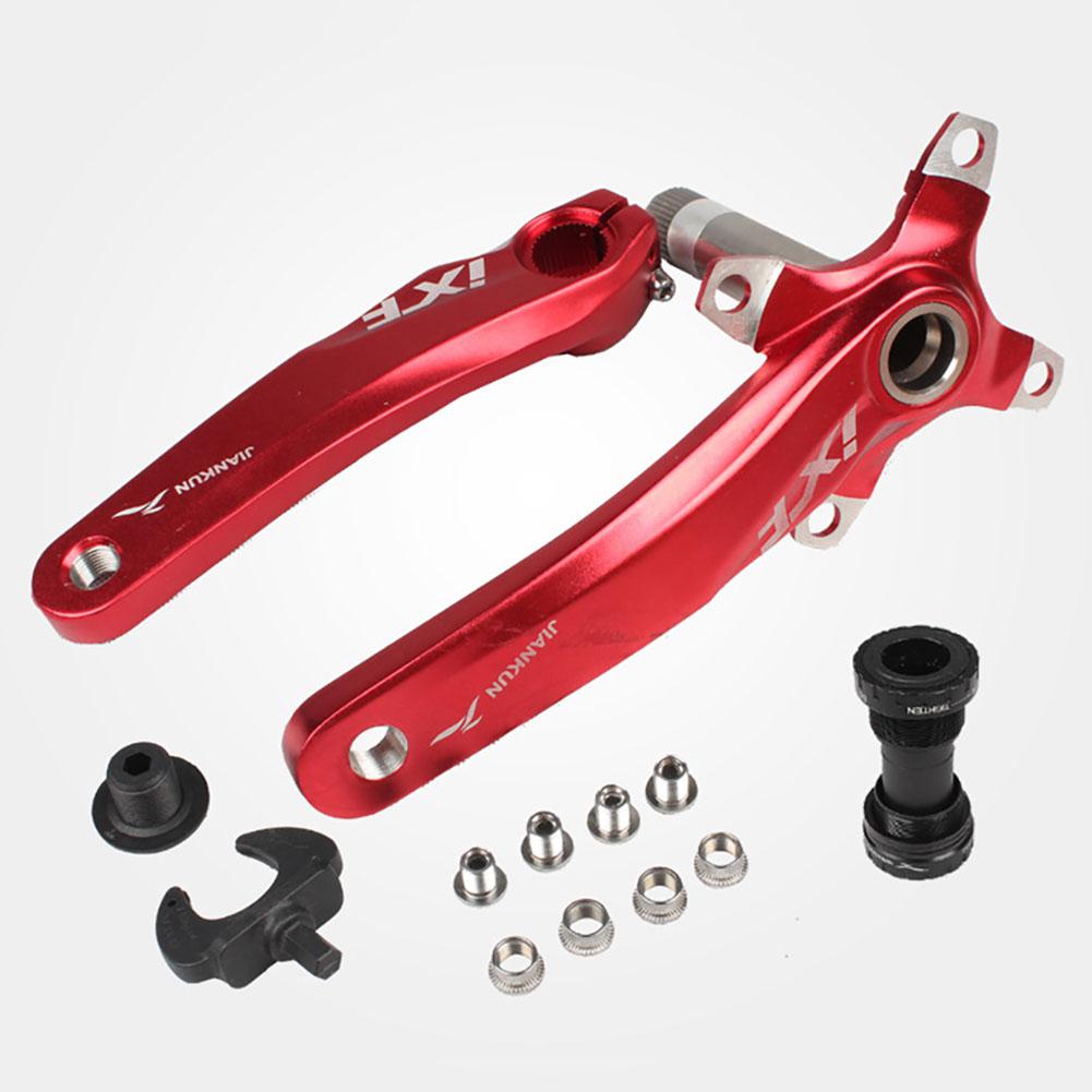 170mm bicicleta manivela IXF Izquierda/biela derecha + Fondo soportes de platos y bielas de aleación de aluminio de cigüeñal de bicicleta de montaña conjunto de piezas de ciclismo