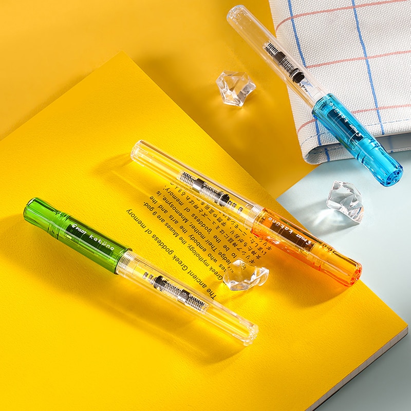 PILOT édition limitée KAKUNO Smiley stylo plume FKA-1SR spécial EF / F / M pointu bureau pratique échange de mots cartouche d'encre