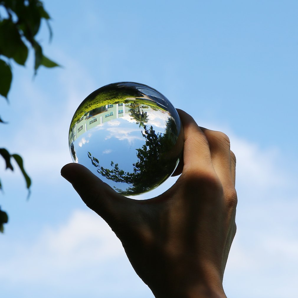 Crystal Ball Quartz FengShui Photography Glass Crystals Craft Travel Take Pictures Home Decorative Balls