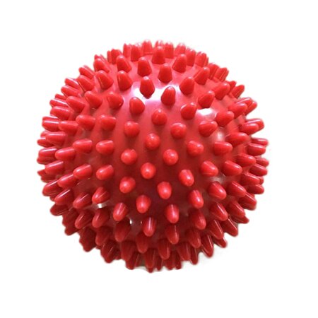 7.5 CM Fitness Pijn Stress Trigger Punt Knoop Massage Bal Crossfit Spier Relief Gereedschap Yoga Oefening Training Lacrosse Ballen: Rood